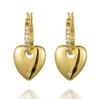 1 Pair IG Style Cross Plating Inlay Copper Artificial Pearls Zircon Earrings sku image 11