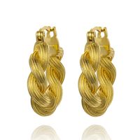 1 Pair IG Style Cross Plating Inlay Copper Artificial Pearls Zircon Earrings sku image 10