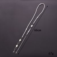 Simple Style Bow Knot Imitation Pearl Beaded Chain Mobile Phone Chain main image 2