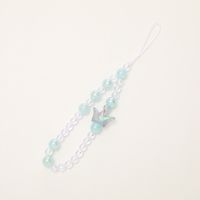 Sweet Bear Heart Shape Bow Knot Beaded Beaded Mobile Phone Chain main image 5