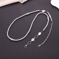 Simple Style Bow Knot Imitation Pearl Beaded Chain Mobile Phone Chain main image 4