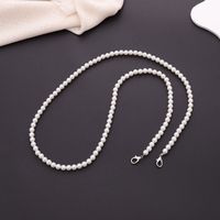 Simple Style Bow Knot Imitation Pearl Beaded Chain Mobile Phone Chain sku image 2