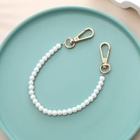 Simple Style Solid Color Beaded Beaded Chain Mobile Phone Chain sku image 4