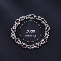 Hip-Hop Vintage Style Simple Style Circle 304 Stainless Steel Agate Wholesale Bracelets Necklace main image 2
