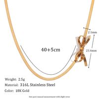 Moderner Stil Einfacher Stil Bogenknoten Kupfer Handgemacht Überzug 18 Karat Vergoldet Schmuck-set sku image 32