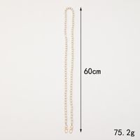 Simple Style Solid Color Metal Plating Mobile Phone Chain main image 2