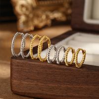1 Pair Casual Hip-Hop Circle Round Plating Sterling Silver White Gold Plated Gold Plated Earrings main image 1