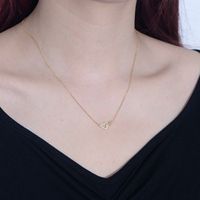 Sterling Silver IG Style Elegant Lady Plating Inlay Infinity Heart Shape Zircon Pendant Necklace main image 10