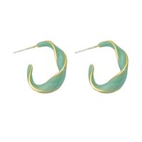 1 Pair Simple Style Irregular Plating Copper 18K Gold Plated Ear Studs main image 2