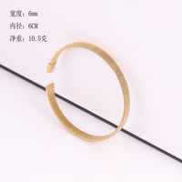 Acier Inoxydable Style Vintage Couleur Unie Grain Placage Bracelet sku image 27