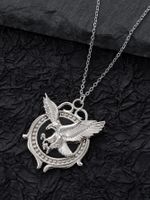 Stainless Steel Steel Hip-Hop Eagle Pendant Necklace main image 4