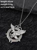 Stainless Steel Steel Hip-Hop Eagle Pendant Necklace main image 2