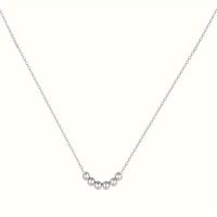 Stainless Steel 16K Gold Plated Retro Streetwear Solid Color Necklace sku image 1