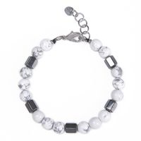 Stainless Steel Natural Stone Elegant Vacation Gem Beaded Bracelets main image 6