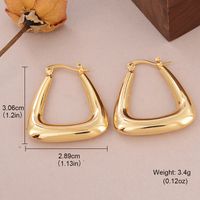 1 Pair Simple Style Classic Style Irregular Water Droplets Inlay Alloy Copper Pearl Ear Studs sku image 8