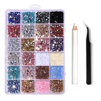 Elegant Glänzend Runden Strass Nagel Accessoires 1 Satz 3000 Stücke Pro Packung sku image 1