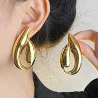 1 Pair IG Style Geometric Plating Alloy Drop Earrings main image 1