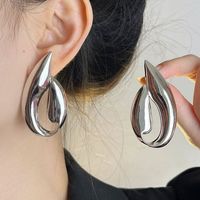 1 Pair IG Style Geometric Plating Alloy Drop Earrings main image 5