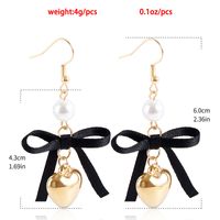 Elegant Bow Knot Gold Plated Alloy Plastic Wholesale Jewelry Set main image 3