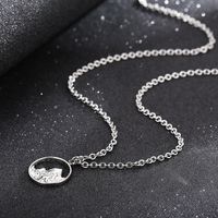 Simple Style Solid Color Stainless Steel Men's Pendant Necklace main image 9