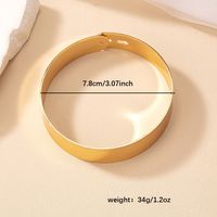 Simple Style Solid Color Alloy Women's Anklet main image 2