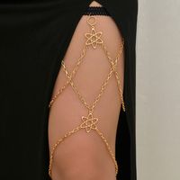Simple Style Geometric Alloy Chain Women's Leg Chain main image 1