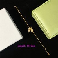 Copper 18K Gold Plated Commute Butterfly Plating Bracelets main image 2
