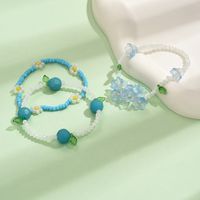 Sweet Flower Crystal Seed Bead Beaded Women's Bracelets main image 4