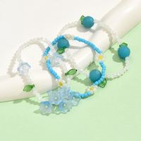 Sweet Flower Crystal Seed Bead Beaded Women's Bracelets main image 6