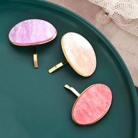 Women's Retro Color Block Acetic Acid Sheets Plating Hair Clip main image 5