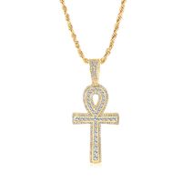 Casual Elegant Solid Color 304 Stainless Steel Plating Inlay Zircon 18K Gold Plated Women's Long Necklace main image 5