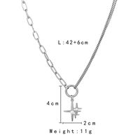 Acier Inoxydable Style Simple Traverser Placage Pendentif main image 2