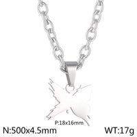 Einfacher Stil Geometrisch Rostfreier Stahl 18 Karat Vergoldet Männer Halskette Mit Anhänger sku image 2