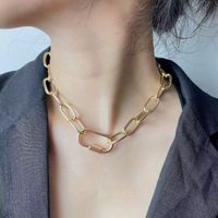 Simple Style Solid Color Alloy Plating Women's Jewelry Set main image 5