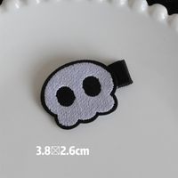 Cool Style Cross Skull Cloth Embroidery Hair Clip 1 Piece main image 3