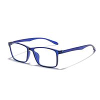 أسلوب بسيط اللون الصامد تيار متردد مربع اطار كامل النظارات البصرية sku image 5