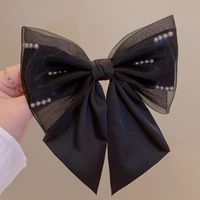 IG Style Elegant Lady Bow Knot Cloth Hair Clip 1 Piece main image 1