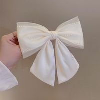 IG Style Elegant Lady Bow Knot Cloth Hair Clip 1 Piece sku image 1