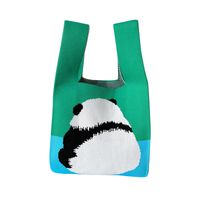 Women's Medium Polyester Cartoon Bear Cat Streetwear Open Handbag main image 3