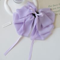 Women's Elegant Bow Knot Cloth Hair Claws sku image 3