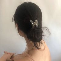 Women's Simple Style Butterfly Arylic Hair Claws main image 4