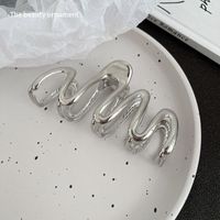 Women's IG Style Geometric Alloy Plating Hair Claws sku image 11