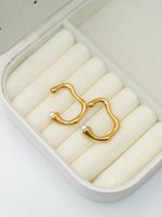 304 Stainless Steel Gold Plated Simple Style Classic Style Plating Inlay Triangle Artificial Pearls Rings main image 4