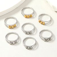 Stainless Steel IG Style Geometric Plating Rings main image 1