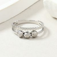 Stainless Steel IG Style Geometric Plating Rings main image 3