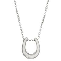 Titanium Steel Simple Style U Shape Plating Necklace main image 3