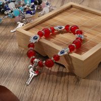Ethnic Style Palm Key Artificial Crystal Alloy Beaded Artificial Crystal Women's Bracelets main image 1