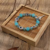Ethnic Style Palm Key Artificial Crystal Alloy Beaded Artificial Crystal Women's Bracelets main image 4