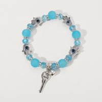 Ethnic Style Palm Key Artificial Crystal Alloy Beaded Artificial Crystal Women's Bracelets sku image 5