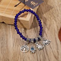 Casual Palm Life Tree Artificial Crystal Alloy Beaded Women's Bracelets main image 4